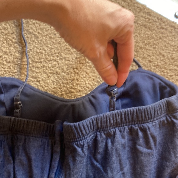 💵3 for $20✅Speechless denim/floral size 3 sundress eyelet lace - Picture 6 of 13